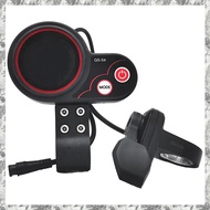 QS-S4 48V-60V Thumb Throttle LCD Display Kit for Zero 8 9 10 8X 10X Electric Scooter 6PIN Display Sp