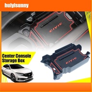 HYS 2016 to 2021 Honda Civic FC Center Console Armrest Storage Box Organizer Tray Wallet Pen Coin Ke