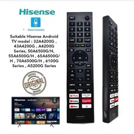 ORIGINAL HISENSE ANDROID SMART TV REMOTE CONTROL (ERF3K80H) With Voice Function.
