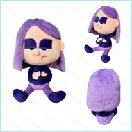 XS1 Duolingo Lily Plush Dolls Gift For Girls Home Decor Purple Hair Girl Stuffed Toys For Kids Baby 