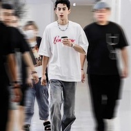 Wang Crane Lovemelater Lovemelater Wang Ether Principal Phantom Loose Round Neck Short Sleeve Trendy