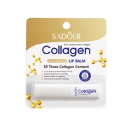 SADOER Collagen LIP BALM ลิปบาล์ม ให้ความชุ่มชื้น  ( สีทอง )