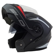 BLD Modular Dual Lens Motorcycle Helmet Safety Downhill Flip Up Helmets Professional Motocross Racing Full Face Casco Mo
