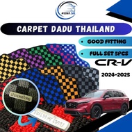 Honda Crv 2024-2025 Dadu Karpet Thailand Anti Slip Carpet Full Set Checkmate Dice Dadu Chess Mat