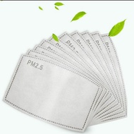 PM2.5 Face Mask Filter Activated carbon 5 layer filter