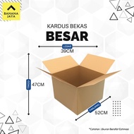 termurah kardus bekas bersih kering kardus kiloan kardus bekas kiloan - besar 3pcs