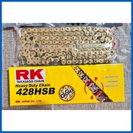 ↂ ➤ ❍ RK Sprocket Set with Chain (428) SNIPER 150 / SNIPER 155 / FZ16 / TFX / R15 v1 / v2 BLACK EDI