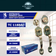 JTC 1188AC Entrance Door Lock Handle Set Modern Gripset Main Entrance Door Lock Kunci Pintu Depan
