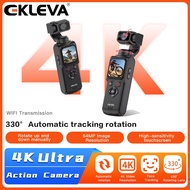 EKLEVA M105 Action Camera 330° Face Tracking Gimbal Stabilizer 1.72 Inch Touch Screen 4K 64MP Pocket