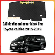 WINS11 Toyota Vellfire/Alphard 2015-2019 Dashboard cover black carpet