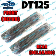 Yamaha ENDURO DT DT125 DT175 18' 21' 36H Front Rear Spoke Lidi Jejari Depan Belakang Chrome CP