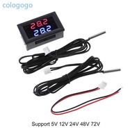 COLO LED Display Temperature Tester Electronic Temperature Measuring Meter Auto Temperature Gauges D