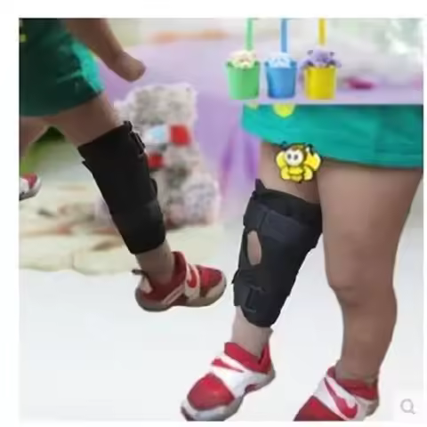 Kids Knee Brace Support Child Knee Fixed Splint Leg Fracture Splint Patella Knee Orthopedic Leg Post