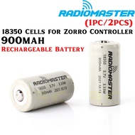 Radiomaster 18350 3.7v 900mAh Rechargeable Lithium Battery for Zorro Radio Controller 1Pc/2Pcs (Opti