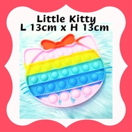 ship24hrs: Pop It Hello kitty head L13CM X H13CM toy popit popitfidgettoy bubbletoy popits releasete