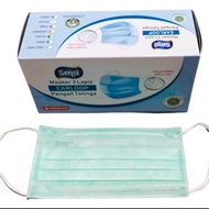 HAPPY - SENSI MASKER 3PLY EARLOOP / MASKER MEDIS 3 PLY 1 BOX 40 PCS