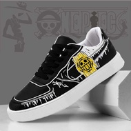 Sepatu Sneakers Fashion Anime Sneakers Sepatu Pria Casual Hitam Putih