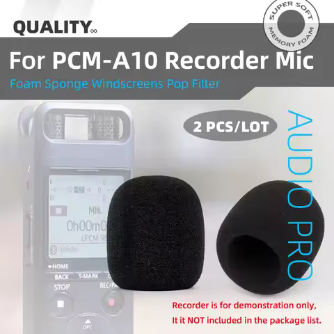 Compatible SONY PCM-A10 PCM A10 A 10 Recorder Windscreen Pop Filter Windshield Microphone Windproof 