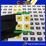 ROCKSTAR STICKER JDM STIKER TIMBUL CAR STICKER 4PCS / EC49