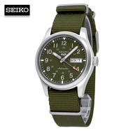 Velashop นาฬิกาข้อมือผู้ชายไซโก้ Seiko NEW 5 SPORTS AUTOMATIC รุ่น SRPG33K1 สีเขียว SRPG33K SRPG33 S