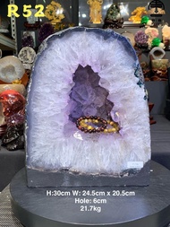 Brazil stock fengshui element in earth element#johorbahru #crystal 五行土💯天然紫晶洞 骨干冰透紫晶 钛晶共生✅ 玛瑙绿幽灵边✅