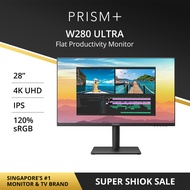 PRISM+ W280 Ultra 28" 4K [3840 x 2160] IPS 120% sRGB Professional Productivity Monitor