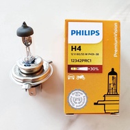 1 PCS Philips H4P43T 12V 60/55W Original Car Motorcycle Lights Brighter Original Philip Halogen Bulb