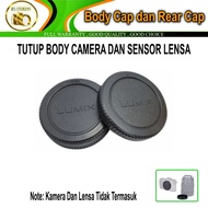Body Cap and Rear Cap for Lumix Mirrorless Camera Body Cover and Lens Sensor for Lumix Mirrorless