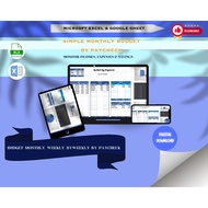 Simple Budget Planner Google Sheets Budget Template Biweekly Budgeting by Paycheck