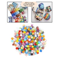 LOVIVER 1000G Mixed Square Mosaic Tiles Kitchen DIY Hobbies Hobbies Art Wall Art 1kg