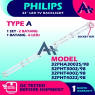 32PHA3002S/98 / 32PHT3002/98 / 32PHT4002/98 / 32PHT4022/98 PHILIPS 32" LED TV Backlight 32 INCH Lamp