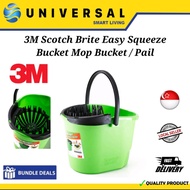 [SG SHOP SELLER] 3M Scotch Brite Easy Squeeze Bucket Mop Pail