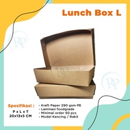 Laminated Paper Lunch Box 290 gsm L