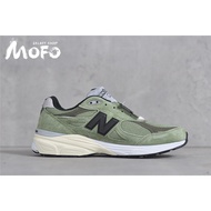 ▪American JJJJound x New balance NB 990v3 M990JD3 grass green retro jogging shoes