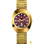 RADO Watch R12413573 / DiaStar The Original Automatic / Men's / Day Date / Stones / 35mm / SS Bracelet / Purple Gold