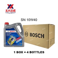 BOSCH Mega X6 Semi Synthetic API SN 10w40 Engine Oil ( 1 box, 4 Bottles )