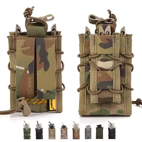 Emersongear 5.56 Dual Decker Magazine Pouch Hunting Tactical M4 Mag Pouch Airsoft Rifle Molle Mag Ny