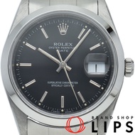 นาฬิกาข้อมือผู้ชาย Rolex Oyster Perpetual Date 15200(T) ตัวเรือนสแตนเลส สีดำ ขัดเงา รุ่นปี 1996 สภาพ
