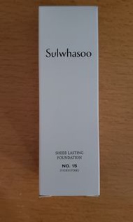 雪花秀輕透霧光粉底液 no.15