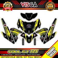 Decal Soul GT 125 Full Body Sticker Soul GT 125 Striping Soul GT 125 Sticker Soul GT 125 Full Block 
