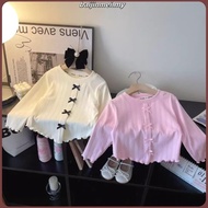 [1-6±yrs] OOTD Baju Budak Perempuan Baju Kanak 2025 Girl Kids Shirt Blouse Top Soft Cotton Long Slee
