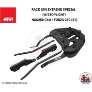 RACK GIVI EXTREME SPECIAL (W/STOPLIGHT)  NSS250 ('24) / FORZA 250 (21) SRX(S)-NSS250(24)