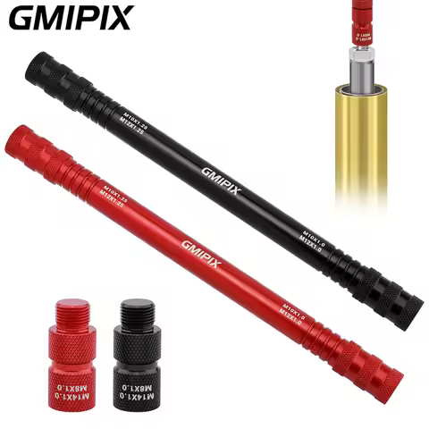 GMIPIX 6 in 1 Fork Damper Rod Bleed Tool M10 x 1.0/1.25 M12 x 1.0/1.25 M8 x 1.0 M14 x 1.0 Motorcycle