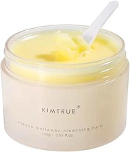 Kimtrue Makeup Remover Melting Balm to Oil,2 in 1 Makeup Cleansing Balm for Face with Bilberry&amp;Moringa Seed Extracts Gentle and Nourishing Facial cleansing for All Skin Type-100g/3.53 oz