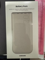 全新行貨未拆 Samsung 20,000mAh 45W 超級快充行動電源