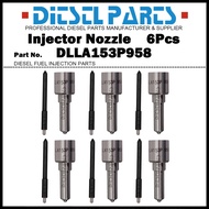 6Pcs Diesel Fuel Injector Nozzle Tips 093400-9580 DLLA153P958 for NISSAN UD Trucks Quon 9.2d / Injec