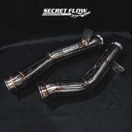 Mercedes Benz AMG C43 C400 C450 W205 Secretflow 3" Catless Downpipe