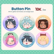 Alien Stage [ALNST] 44mm Glitter Button Pin