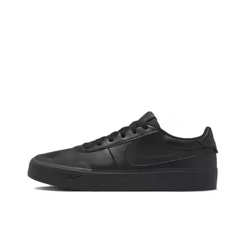 Nike Court Shot Synthetic Leather Low top Skateboard Shoes Men's Black FQ8146-001