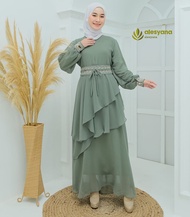 GAMIS WANITA DEWASA MASA KINI 2025 YUNA DRES CERUTY BABYDOL ALESYANA